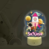 Thumbnail for Personalized Astronaut LED Light, Kids Custom Multicolor Mode Light